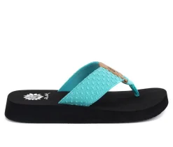 Women's Yellow Box Falava Flip-Flops