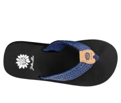 Women's Yellow Box Faldi Flip-Flops