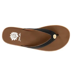 Women's Yellow Box Fallen Flip-Flops