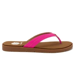 Women's Yellow Box Fallen Flip-Flops