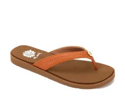 Women's Yellow Box Fallen Flip-Flops