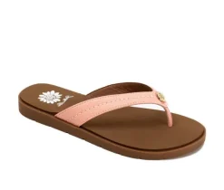 Women's Yellow Box Fallen Flip-Flops
