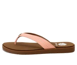 Women's Yellow Box Fallen Flip-Flops
