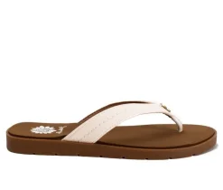 Women's Yellow Box Fallen Flip-Flops