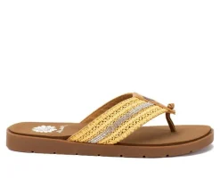 Women's Yellow Box Fania Flip-Flops