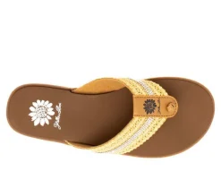 Women's Yellow Box Fania Flip-Flops