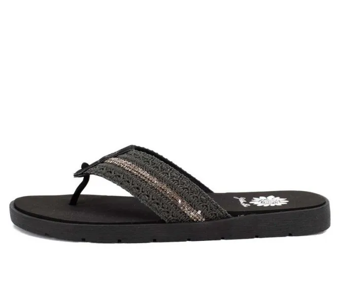 Women's Yellow Box Fania Flip-Flops