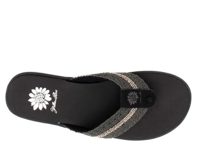 Women's Yellow Box Fania Flip-Flops