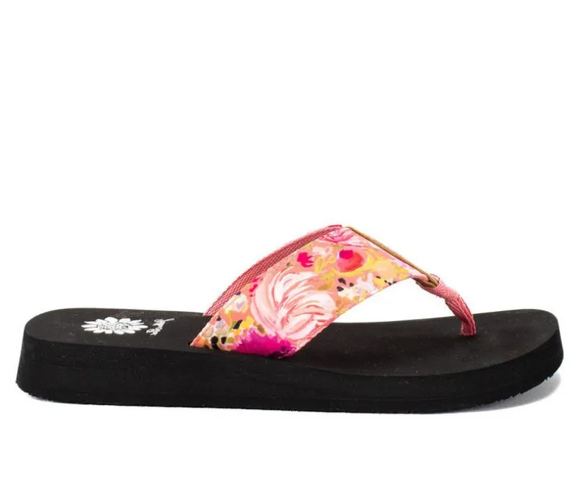 Women's Yellow Box Fanya Flip-Flops