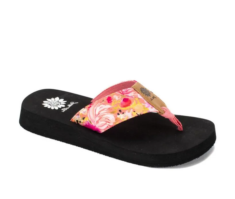 Women's Yellow Box Fanya Flip-Flops