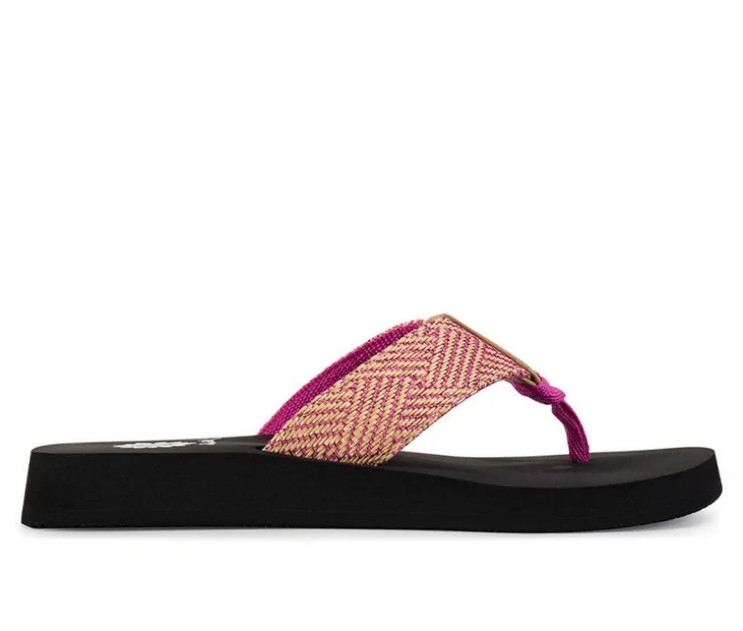 Women's Yellow Box Farlin Flip-Flops