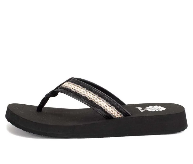 Women's Yellow Box Farnel Flip-Flops