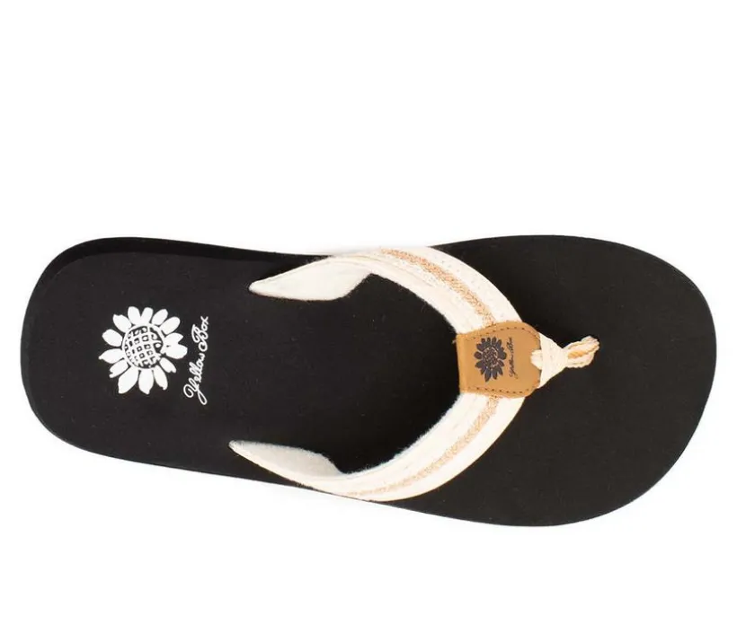 Women's Yellow Box Farnel Flip-Flops