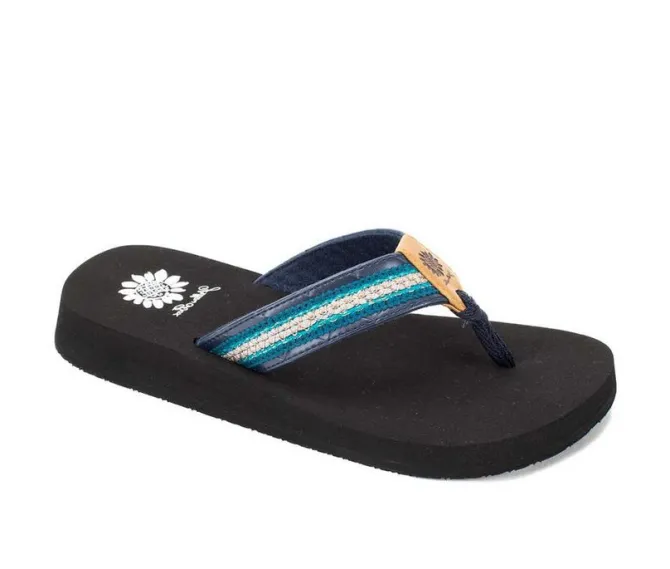 Women's Yellow Box Farnel Flip-Flops