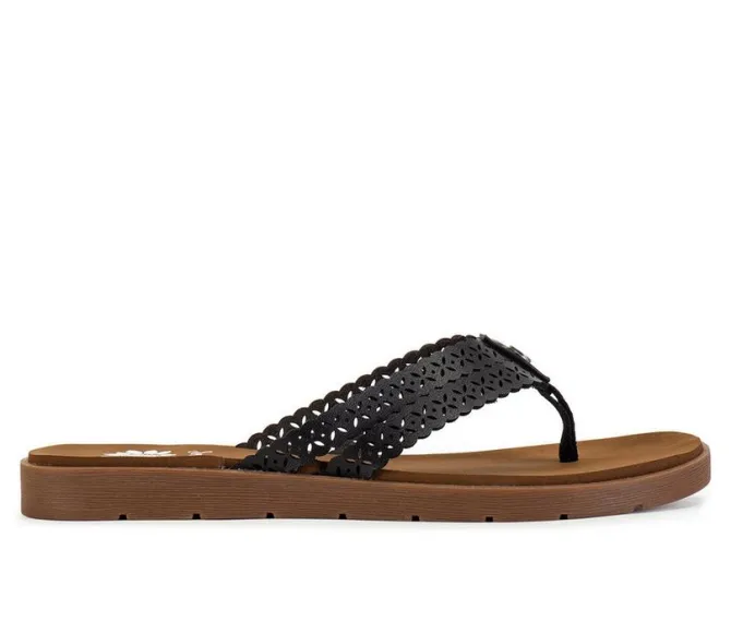 Women's Yellow Box Fawn Flip-Flops