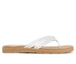 Women's Yellow Box Fawn Flip-Flops