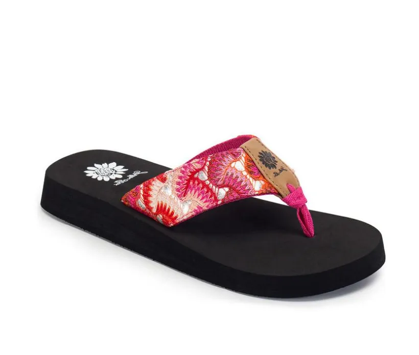 Women's Yellow Box Fedonia Flip Flops