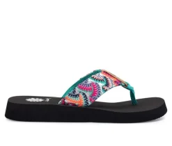 Women's Yellow Box Fedonia Flip Flops