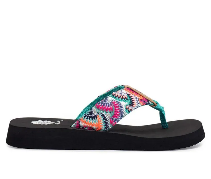 Women's Yellow Box Fedonia Flip Flops