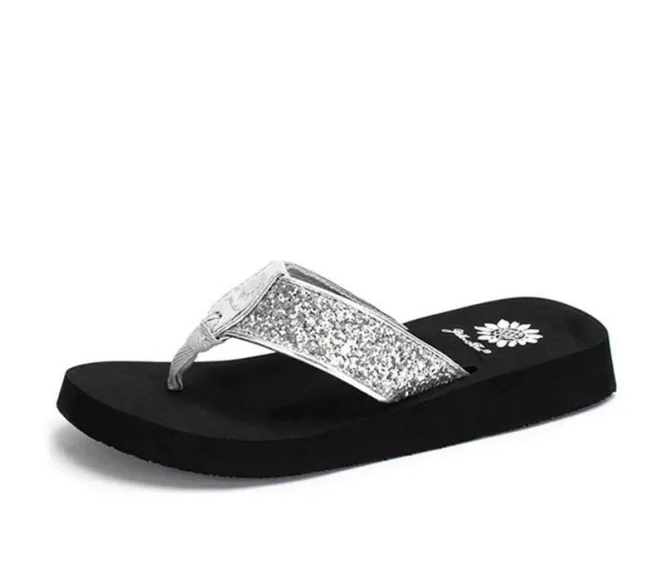 Women's Yellow Box Feliks Flip-Flops