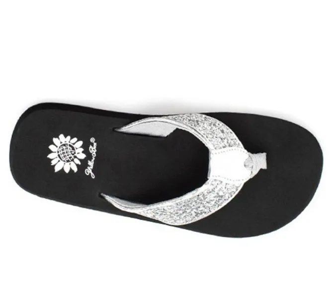 Women's Yellow Box Feliks Flip-Flops