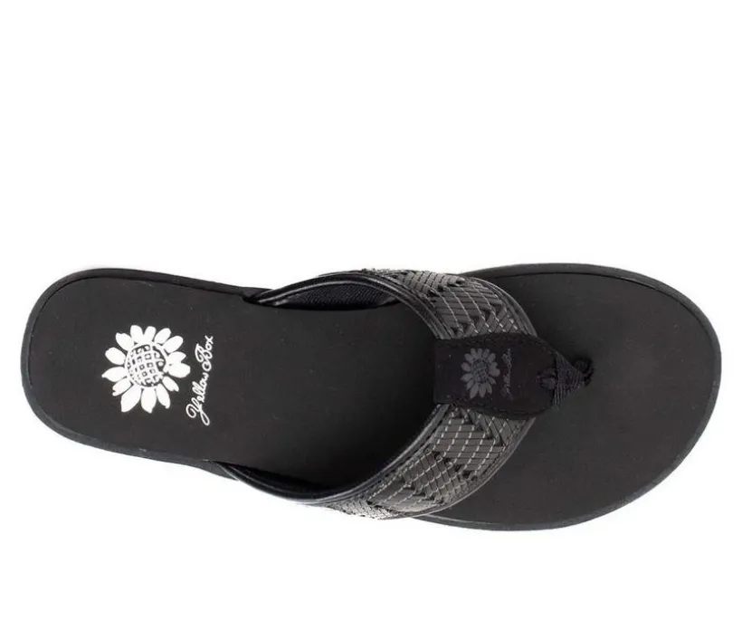 Women's Yellow Box Fellow Flip-Flops