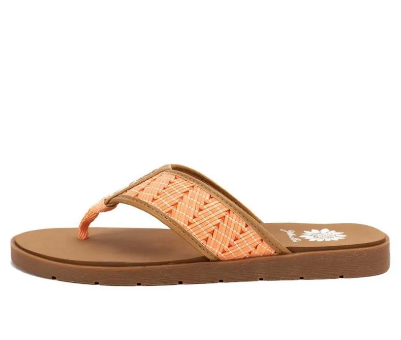 Women's Yellow Box Fellow Flip-Flops