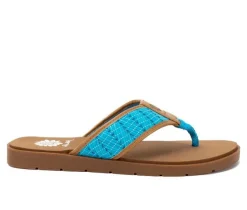 Women's Yellow Box Fellow Flip-Flops