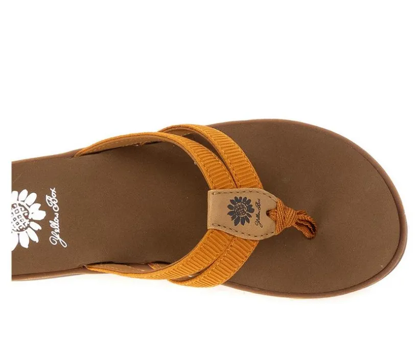 Women's Yellow Box Femmie Flip-Flops