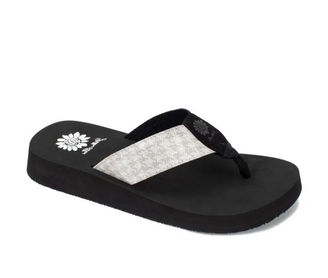 Women's Yellow Box Ferna Flip-Flops
