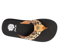 Women's Yellow Box Ferndale Flip-Flops
