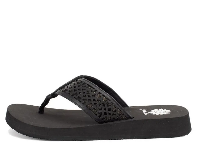 Women's Yellow Box Ficus Flip-Flops