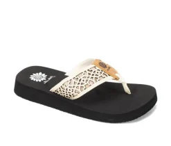 Women's Yellow Box Ficus Flip-Flops