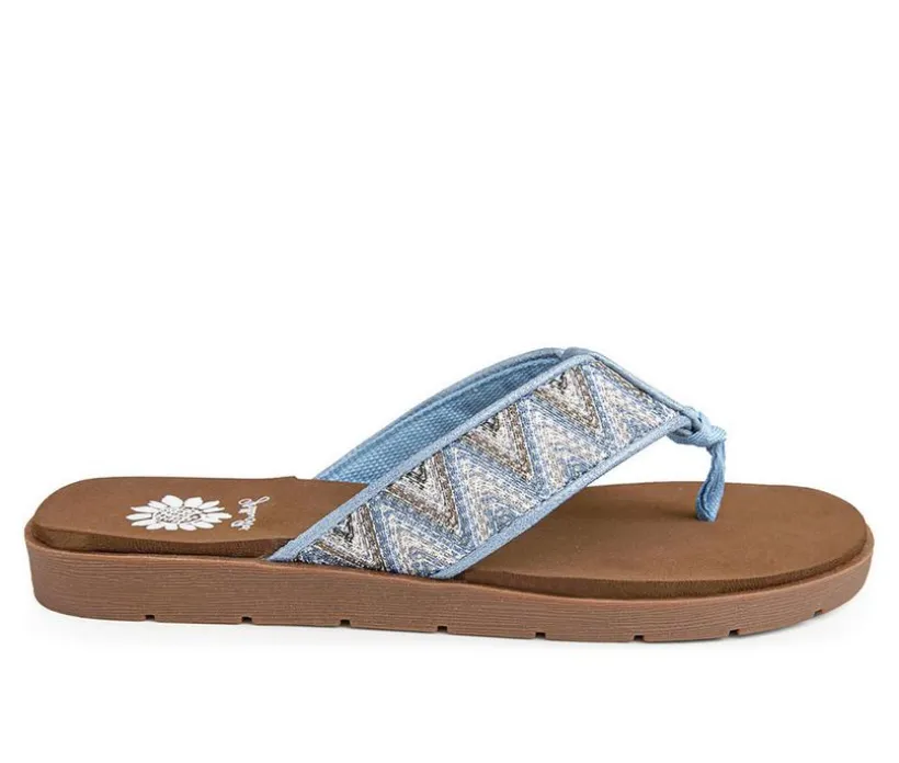 Women's Yellow Box Fidda Flip-Flops