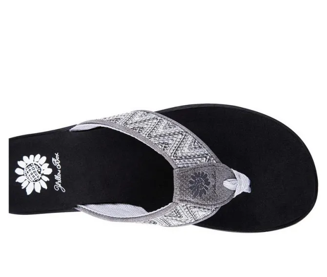 Women's Yellow Box Fidda Flip-Flops