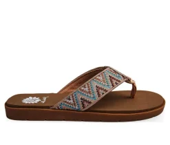 Women's Yellow Box Fidda Flip-Flops