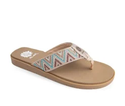 Women's Yellow Box Fidda Flip-Flops