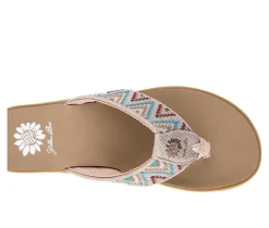 Women's Yellow Box Fidda Flip-Flops