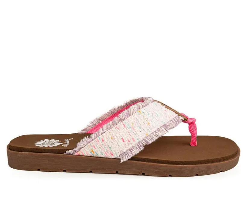 Women's Yellow Box Fiditi Flip-Flops