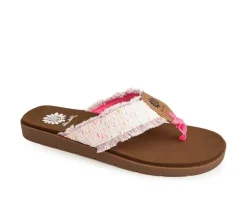 Women's Yellow Box Fiditi Flip-Flops