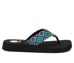 Women's Yellow Box Filana Flip-Flops