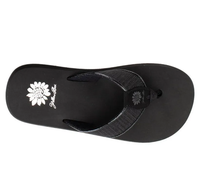 Women's Yellow Box FildrIn Flip-Flops