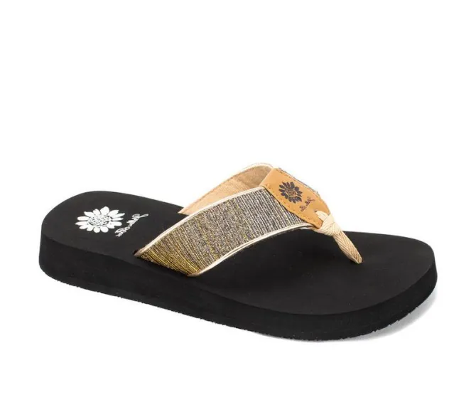 Women's Yellow Box FildrIn Flip-Flops
