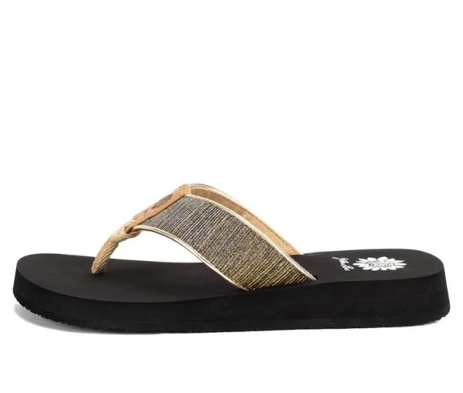 Women's Yellow Box FildrIn Flip-Flops
