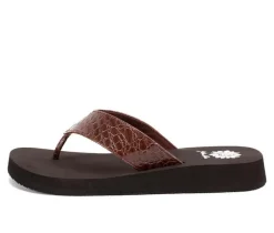Women's Yellow Box Fina Flip-Flops