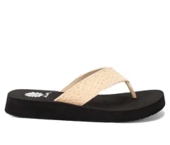 Women's Yellow Box Fina Flip-Flops
