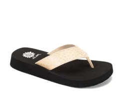 Women's Yellow Box Fina Flip-Flops