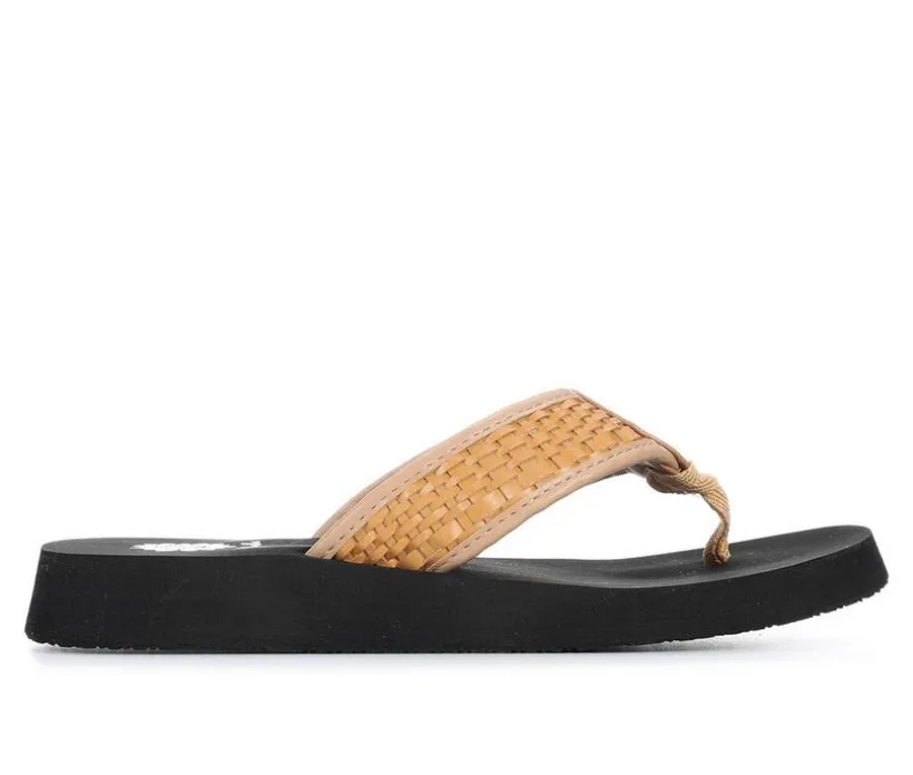 Women's Yellow Box Fiori Flip-Flops