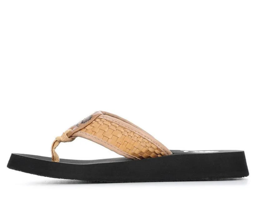 Women's Yellow Box Fiori Flip-Flops