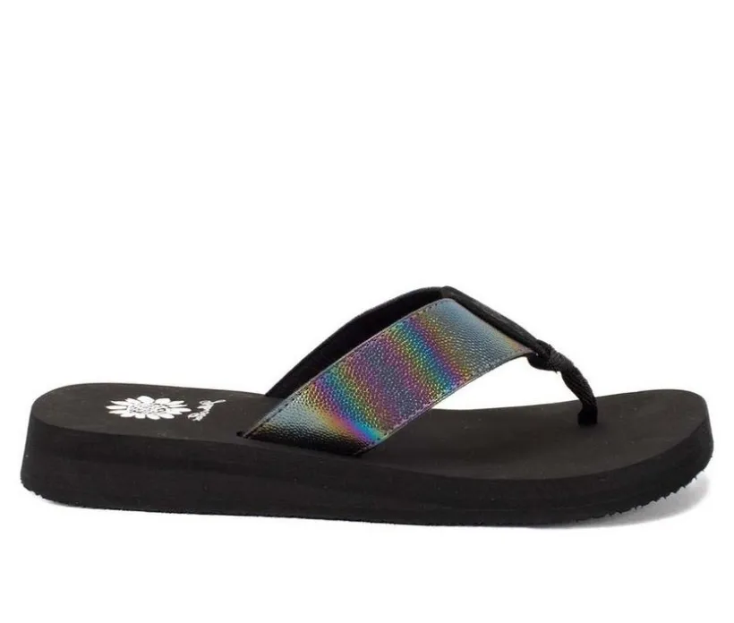 Women's Yellow Box Flamber Flip-Flops